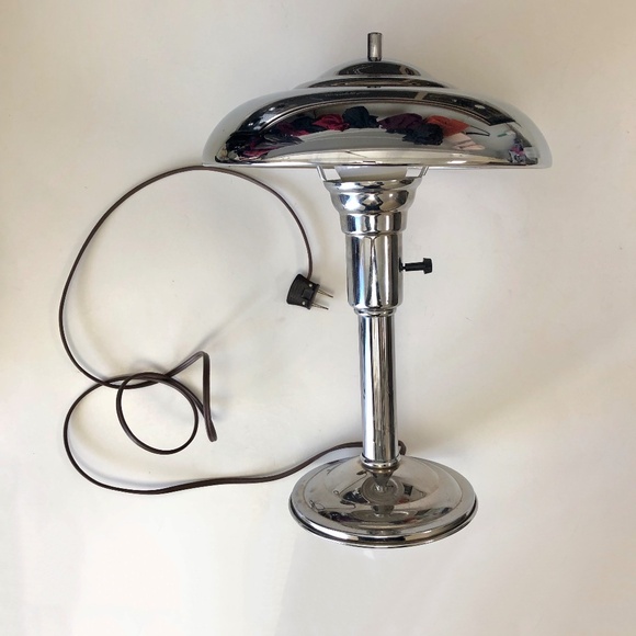 40’s Vintage Chrome Dome Lamp - Picture 1 of 7
